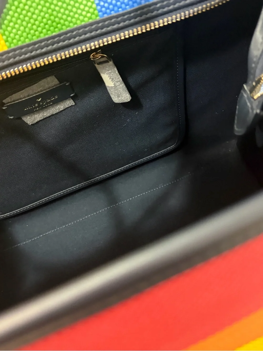 NWT! kate spade Rainbow Stripe Tote Bag